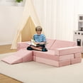 thumbnail image 4 of 12pcs Kids Couch for Playroom, Floor Couch Modular Kids Play Sofa, Playhouse Play Set for Toddlers Babies, Toddler Couch Foam Play Couch, Kids Sofa for Playroom, 4 of 9