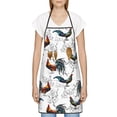 thumbnail image 3 of Disketp Cool Chicken Kitchen Apron with adjustable Aprons for Women with Pockets Cooking Powder Pink Apron, 3 of 7