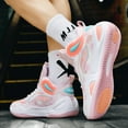 thumbnail image 5 of Womens Basketball Shoes Breathable Lightweight Fashion Athletic Sneakers Unisex Non Slip Outdoor Sport Volleyball Shoe, 5 of 6