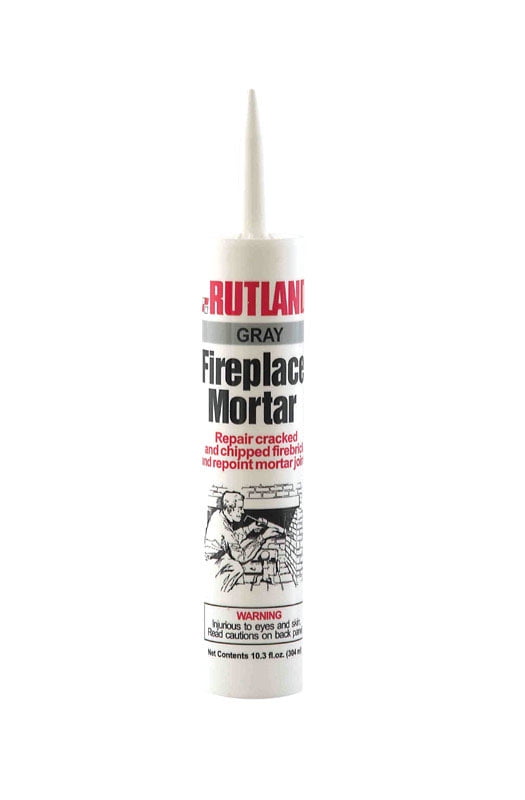 Rutland Gray Fireplace Mortar - 10.3 Oz. Cartridge