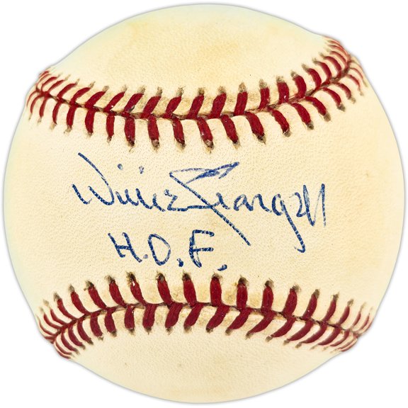 Collectible Willie Stargell Autographed Official NL Baseball Pittsburgh Pirates "H.O.F." JSA #CM60607