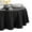 Black, variant on Continental Solid Texture Water and Stain Resistant Tablecloth