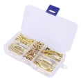 thumbnail image 1 of Perchas para Marcos de Fotos YEJLMXG 100 Piezas Dientes de Sierra Dorados, 1 of 5