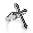 thumbnail image 4 of Ring Religion Black Finger Rings Ornament Accessory Oiling Process Sturdy Waterproof Jewelry Festival, 4 of 6
