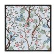 thumbnail image 1 of Designart Chinoiserie With Birds and Peonies X FLOAT FRAME WALL ART, 1 of 4