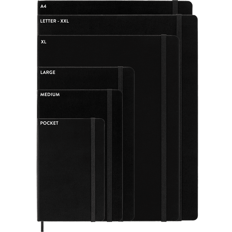 ノート・メモ帳 Supreme Moleskine Pocket Notebooks Black Moleskine Classic Journal, Hard Cover, Pocket Size (3.5