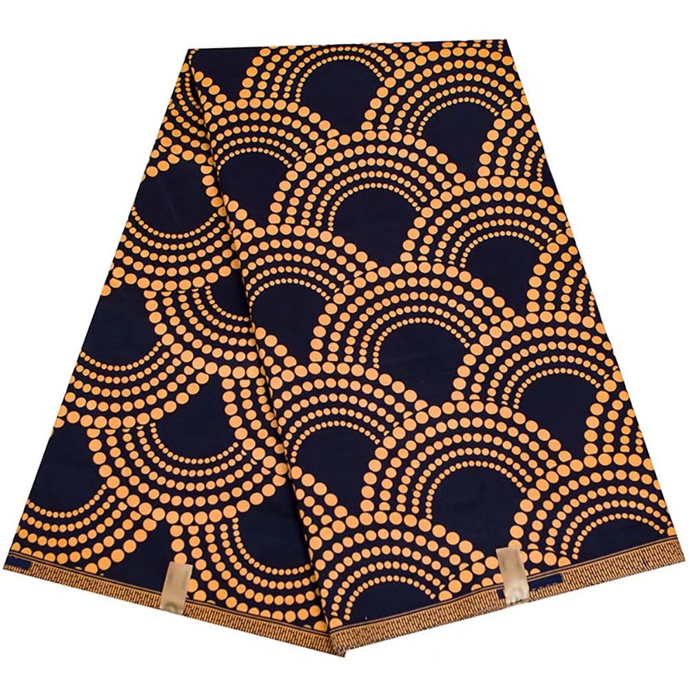 Bintarealwax Yards African Fabric Polyester Ankara Fabrics Fp