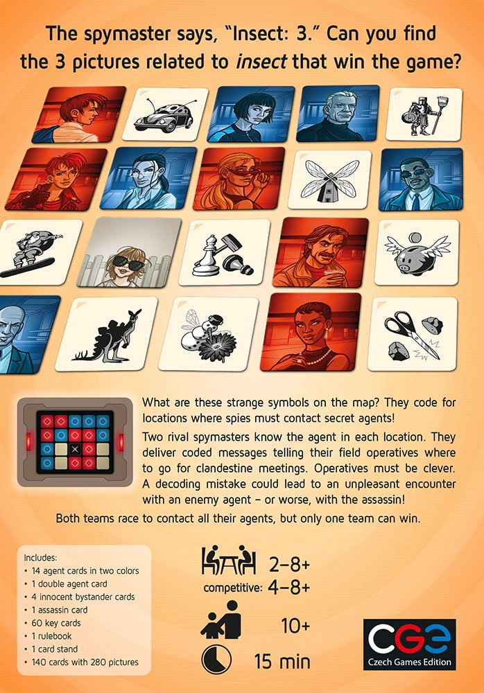 Codenames: Pictures | CGE Board Game | Family-Friendly Spy Word Association Game