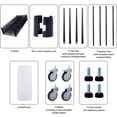 thumbnail image 5 of 6-Tier Wire Shelving,Steel Storage Rack,Height Adjustable Metal Shelving for 1000 LBS Capacity,Black, 5 of 6