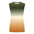 thumbnail image 5 of RYRJJ Mens Gradient Tank Top Sleeveless Workout Muscle Athletic Tops Lightweight Round Neck Summer Casual Beach Shirts(Army Green,XXL), 5 of 5
