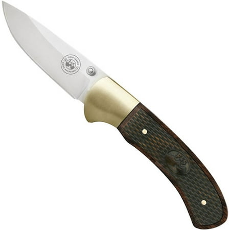 Field & Stream 6-3/4" Diamond Cut Wood Folding Knife