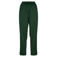 thumbnail image 4 of Satin Pants for Women Palazzo Pants Petite Plus Size Casual Solid High Waist Wide Leg Vacation Cropped Trousers Trendy Clothing Pull On with Pockets, 4 of 6