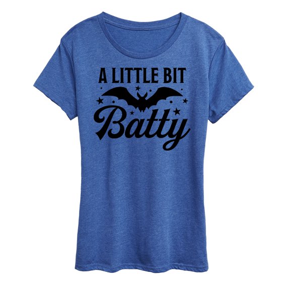 Instant Message - Little Bit Batty - Women's Short Sleeve Graphic T-Shirt