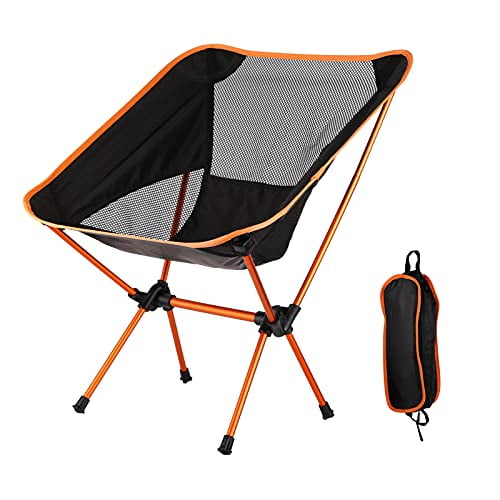 Eat-Camp Camping Chair Portable Compact Backpacking Chair Folding Chairs with Lightweight Carry Bag for Outdoor Picnic Camp Hiking 