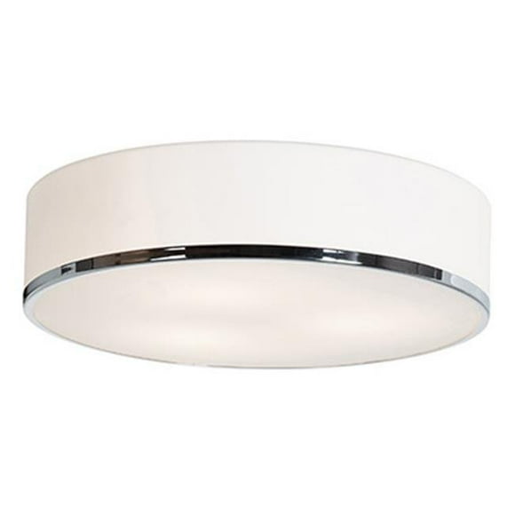 Access Lighting 20672LEDDLP-CH-OPL Plafonnier Encastré à LED Chromé 16 Pouces