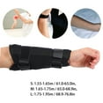 thumbnail image 4 of OTVIAP Adjustable Lock Catch Forearm Fixing Band, Arm Fracture Sprain Plywood Fixation Brace Rehabilitation Support Black, 4 of 8