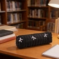 thumbnail image 4 of Bolsa para estuche Bowknot • Bolsa de lápices elegante y mono • Organizador de papelería con textura lechosa y suave • Portabolígrafos portátil de gran capacidad y cremallera de una sola capa, 4 of 7
