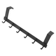 thumbnail image 3 of Hanging Hooks, Space Aluminum Door Hanging Hooks Wall Mounted Sliding Design  For Bedroom For Bathroom For Kitchen, 3 of 8