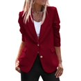 thumbnail image 7 of Sopiago Women Blazer Jacket Bussiness Casual Open Front Long Sleeve Blazers Work Office Button Lapel Suit Jackets for Women ,S, 7 of 7