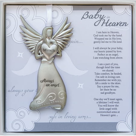 Baby in Heaven, Always an Angel Hanging Metal Bereavement Boxed