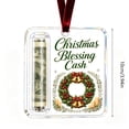 thumbnail image 3 of Sulaicai Christmas Cash Gift Holder Ornament, Acrylic Christmas Money Holder for Cash, Funny Holiday Xmas Tree Hanging Ornaments Decor, Indoor Home Holiday Gift Keepsake, #06E, 3 of 6