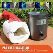 TOAUTO 6KG Propane Melting Furnace Kit,Home Stove Kiln Casting Tool for Scrap Metal Recycle Gold Silver Copper Aluminum