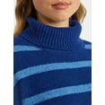 thumbnail image 4 of Time and Tru Women's Chunky Turtleneck Pullover Sweater with Long Sleeves, Mid-weight, Sizes XS-XXXL, 4 of 5