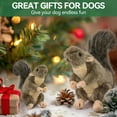 thumbnail image 3 of All For Paws Classic Dog Squeaky Toy, Puppy Plush Toy with Squeaker for Medium & Large Dogs, Squirrel, Large, 3 of 7