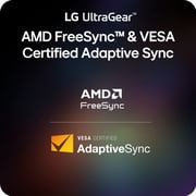 LG 32 UltraGear QHD AMD FreeSync Curved Gaming Monitor, 180Hz, 1ms, Black