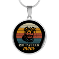 thumbnail image 2 of Blanc Rottweiler Mère Cercle Collier en Acier Inoxydable Ou en or 18 Carats 18-22", 2 of 8