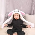 thumbnail image 5 of Cute Bunny Hat Ear Moving Jumping Hat Funny Animal Plush Rabbit Hats, 5 of 5