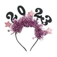thumbnail image 4 of Diadema de Feliz año Nuevo 2023, de aro para el pelo, diademas para el pelo, de recuerdo de fiesta para Festival de Carnaval, Unisex,, 4 of 9