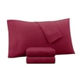 thumbnail image 2 of Serta 3-Piece 85 Thread Count Red Polyester Bed Sheet Set, Twin–Super Soft, 2 of 5