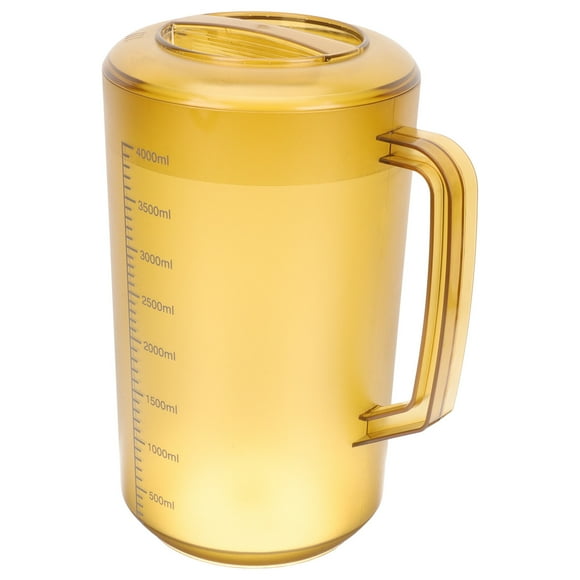Jarra de acrílico transparente, jarra de agua de plástico, jarra de acrílico para agua, jarra para jugo con escala, jarra para té helado