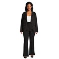 thumbnail image 2 of No Boundaries Juniors Plus Size Double Knit Blazer, 2 of 5