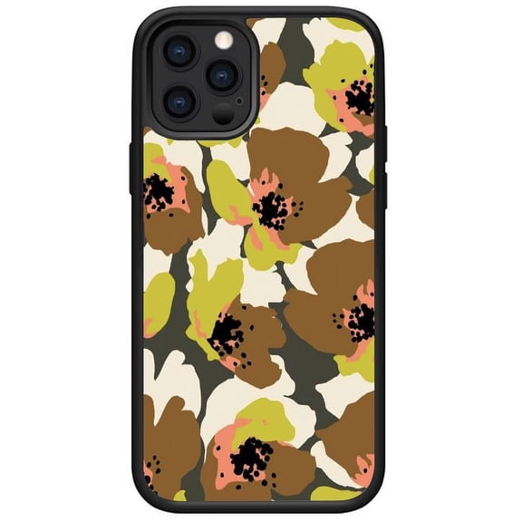 Compatible with iPhone 11 Pro case Soft TPU Glossy Flower Pattern Phone Case for Women and Girls