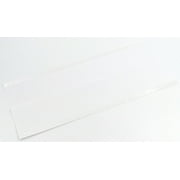 10 - 9 1/2 x 20 Brodart Fold-On Book Covers -- Center-Loading,  Adjustable, Clear Mylar 