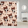 thumbnail image 2 of Manfei Cartoon Halloween Shower Curtain 72Wx72L,Spooky Witch Pattern Bathroom Curtain, 2 of 5