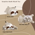 thumbnail image 2 of Almohada de peluche TOYSYM con forma de perezoso con 4 peluches para bebés, 2 of 9
