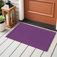 thumbnail image 5 of Dark Purple Area Rugs 2x3 for Living Room, Farmhouse Solid Purple Color Modern Art Non Slip Washable Rug Runner, Low Pile Indoor Floor Carpet Mat Bathroom Rugs for Bedroom, Kids Room, 5 of 9