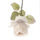 thumbnail image 4 of Flor de rosa artificial para el hogar, dormitorio, mesa de boda, exquisita decoración de centro de mesa de rosas falsas para ramo blanco, 4 of 13