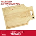 thumbnail image 3 of Ronco Carving Board Set, With Drip Catch Stainless Steel Carving Knife and Fork, 3 of 4