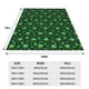thumbnail image 3 of Balery Happy St. Patrick's Day Manta de Felpa Suave y Acogedora – Cobija de Franela Aterciopelada para Cama, Lavable y Cálida para Sofá, Mascotas, Transpirable-80"x60", 3 of 7