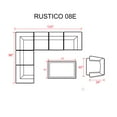 thumbnail image 3 of Rustico 8 Piece Outdoor Wicker Patio Furniture Set 08e, 3 of 7