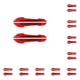 thumbnail image 2 of Kenally Pegatinas para espejo retrovisor de coche, 2 piezas, tira de advertencia, cinta nocturna, impermeable, a prueba de sol, autoadhesiva, Reflector Rojo 10piezas Kenally  CBP267643, 2 of 4