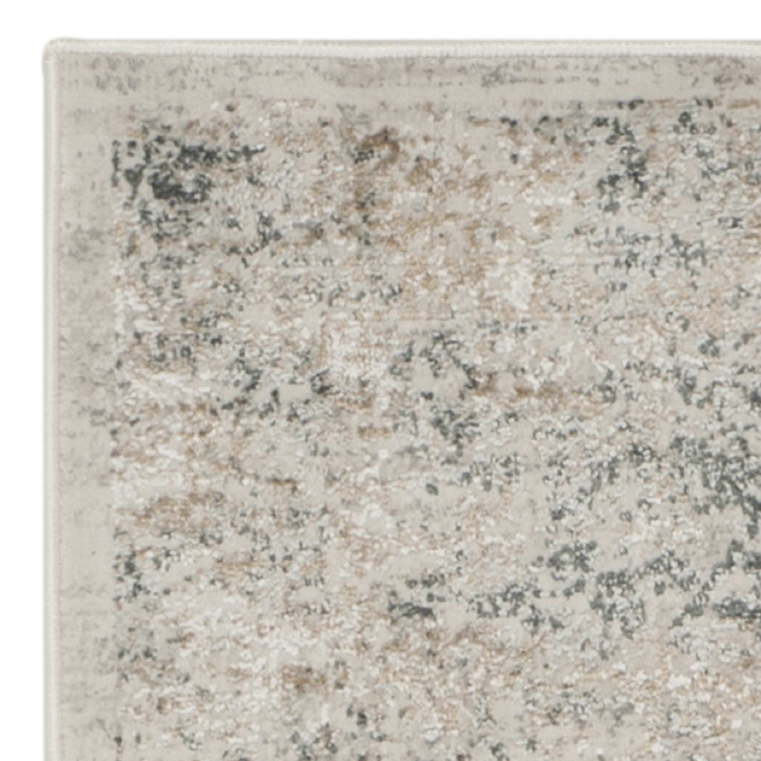 SAFAVIEH Princeton Tennyson Overdyed Floral Runner Rug, Silver/Anthracite, 2' x 10'