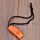 thumbnail image 5 of Silbato De Rescate, Emergencia De Seguridad De Supervivencia Ruidosa Portátil Con Cordón Para Bucear Senderismo Acampar, 5 of 7
