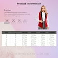 thumbnail image 7 of iiniim Women's Circus Ringmaster Vest Costume Rave Festival Lion Tamer Role Play Outfit Swallow-Tailed Balzer Jacket Blue M, 7 of 7