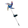 thumbnail image 2 of Miangastore Garden Solar Windmill Light Solar Windmill Lamp Multi-colored 1Set Wind Rotation Garden Enhancement, 2 of 8