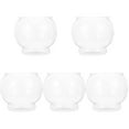 thumbnail image 1 of CUITING 5 Pcs Aquarium de Table Bol à Poisson Globe Bol à Poisson Exquis Récipient d'Alimentation pour Poisson Transparent, 1 of 12